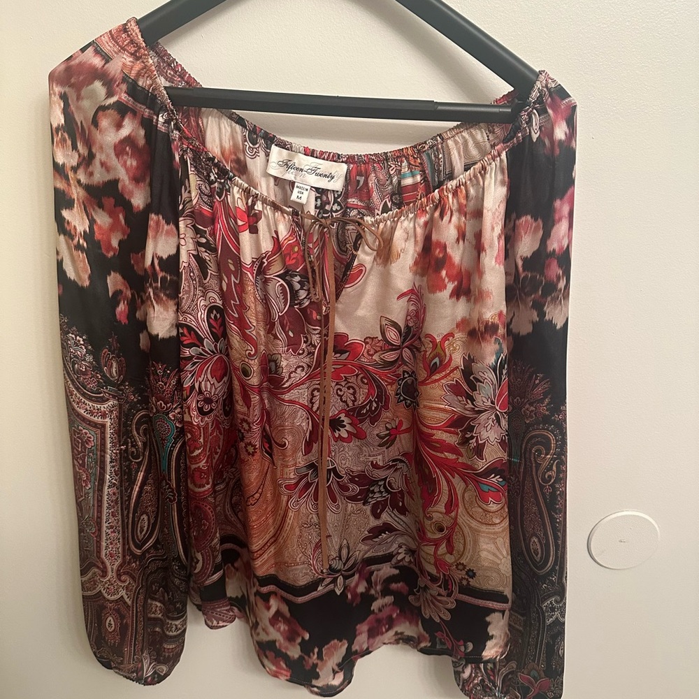 Fifteen Twenty Multicolor Floral Blouse